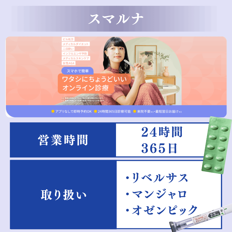 スマルナは女性専門のオンライン診療