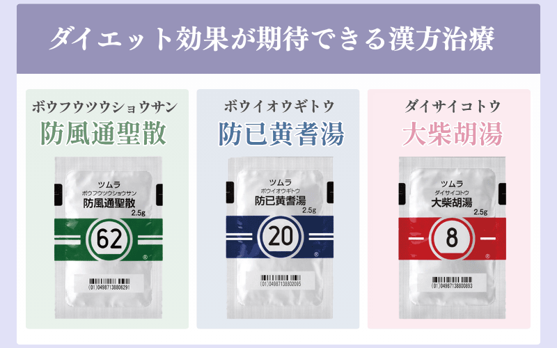 痩せる効果が期待できるダイエット向けの漢方治療