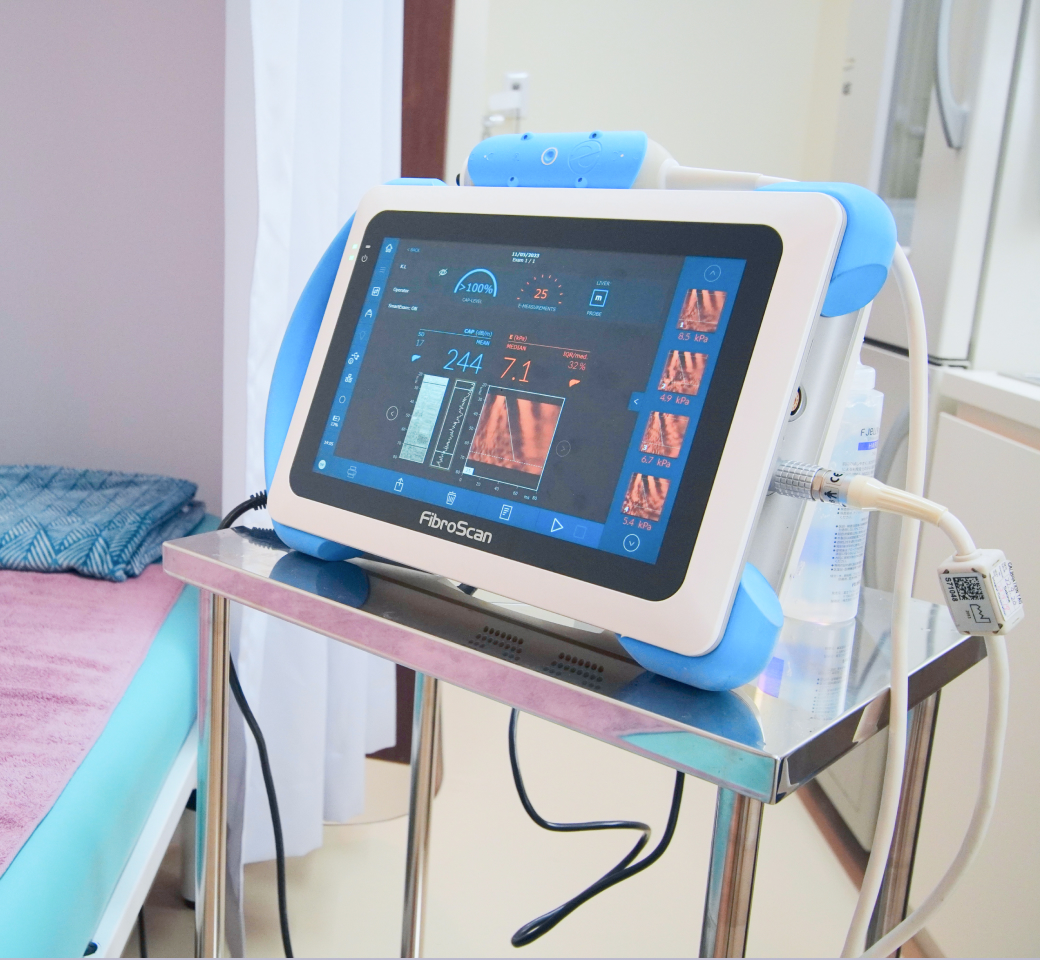 肝臓の硬さを数値化できるFibroScan®(フィブロスキャン)導入