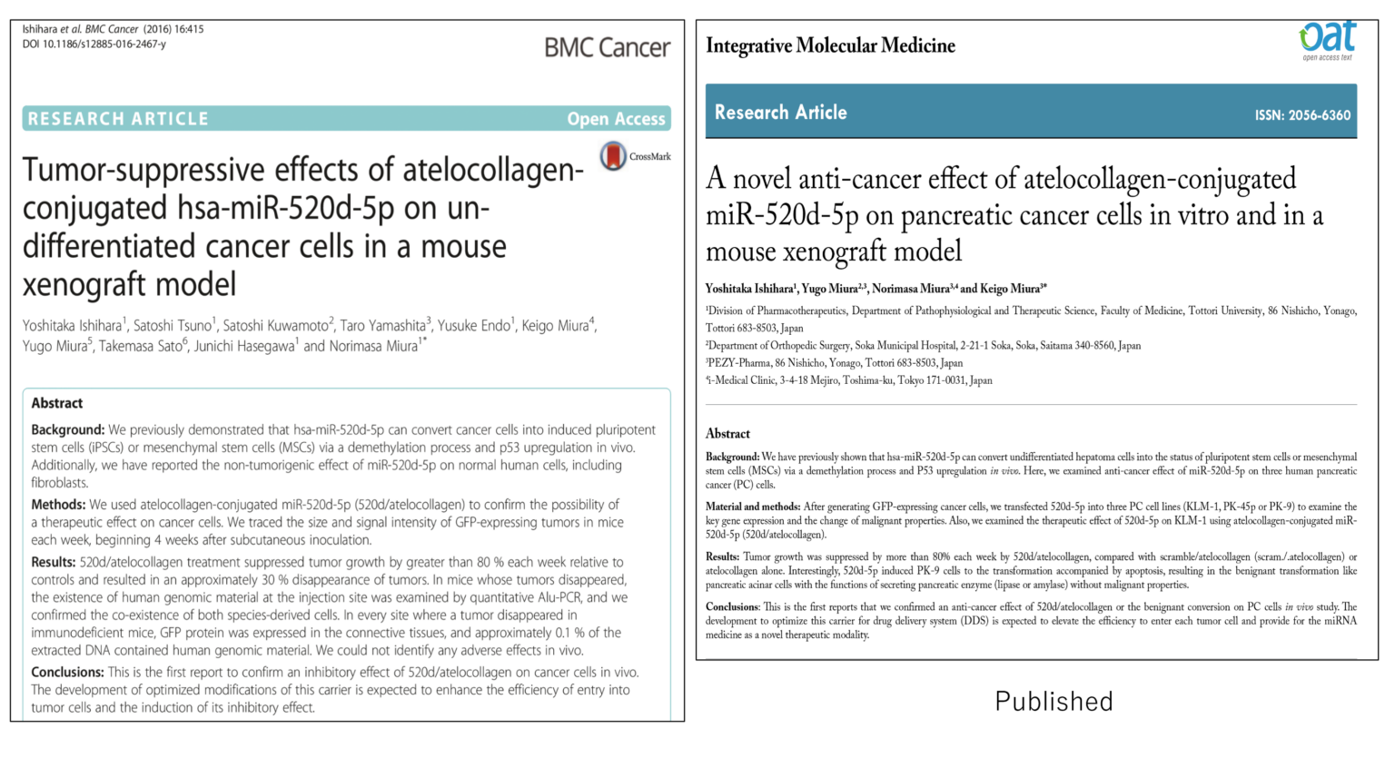 がんDNA修復（リプログラミング）治療